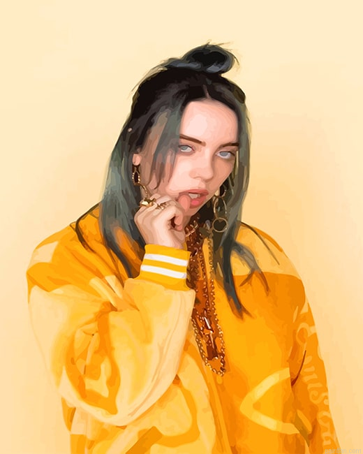 Billie Eilish Yellow New Paint By Numbers.png