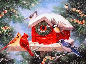 Birds Feeder Paint By Numbers.png
