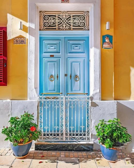 Birgu Malta Building Paint By Number.png