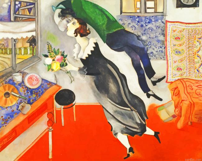 Birthday By Marc Chagall Paint By Number.png