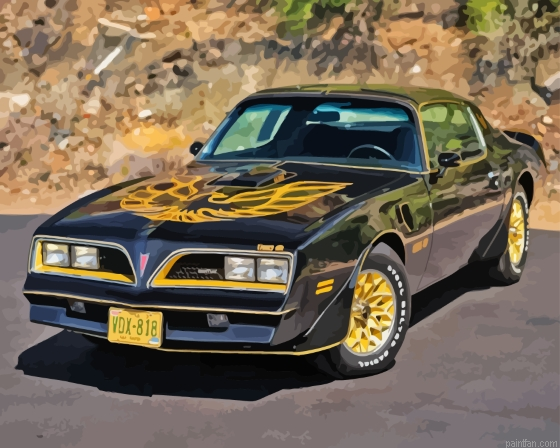 Black 1977 Firebird Paint By Numbers.png