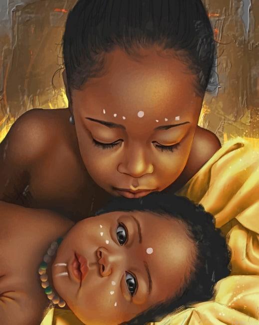 Black African American Kids New Paint By Numbers.png