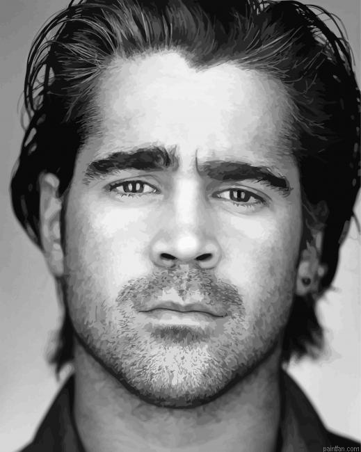 Black And White Colin Farrell Paint By Numbers.png