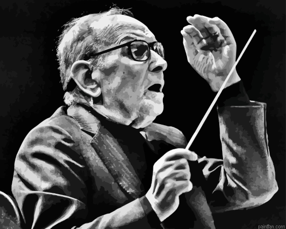 Black And White Ennio Morricone Paint By Numbers.png