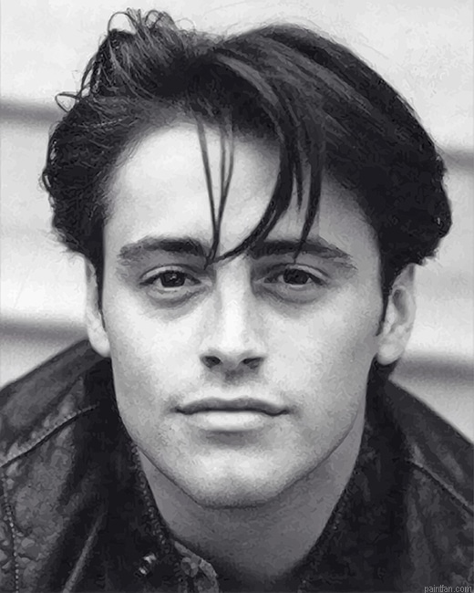 Black And White Joey Tribbiani New Paint By Numbers.png