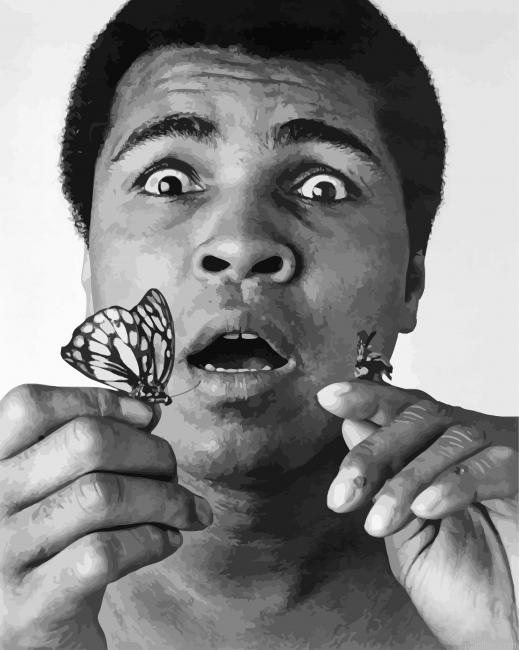 Black And White Muhammad Ali Paint By Number.png