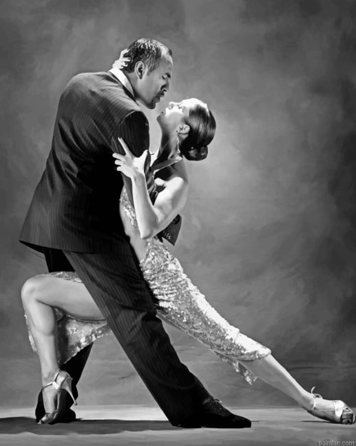 Black And White Salsa Dancers New Paint By Numbers.png