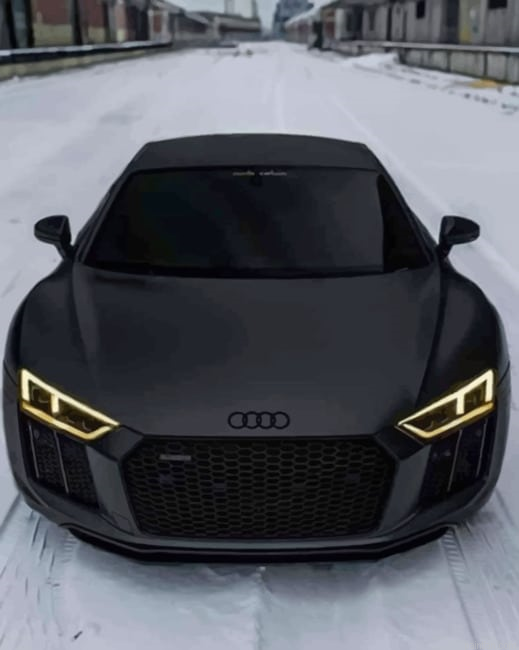Black Audi R8 New Paint By Numbers.png