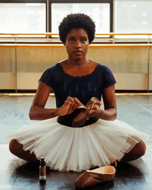 Black Ballerina Paint By Numbers.png