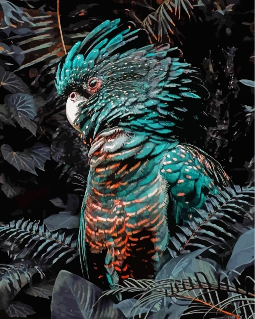 Black Cockatoo Paint By Number.png