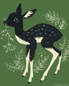 Black Deer Paint By Numbers.png