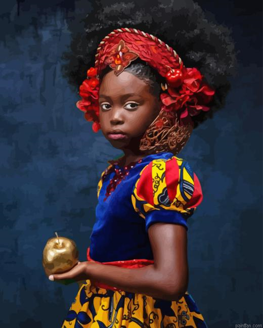 Black Girl Princess Paint By Numbers.png