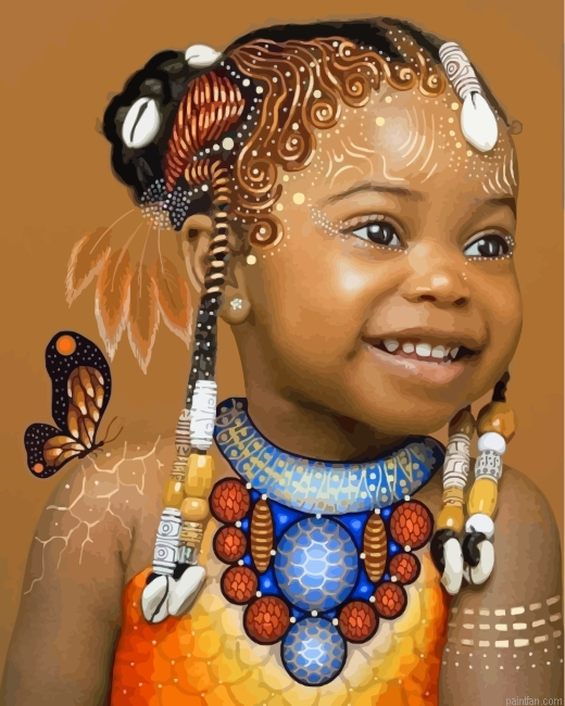 Black Little Girl Paint By Number.png