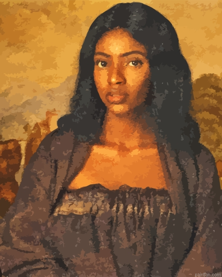 Black Mona Lisa Paint By Numbers.png