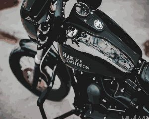 Black Motorcycle Paint By Numbers.png