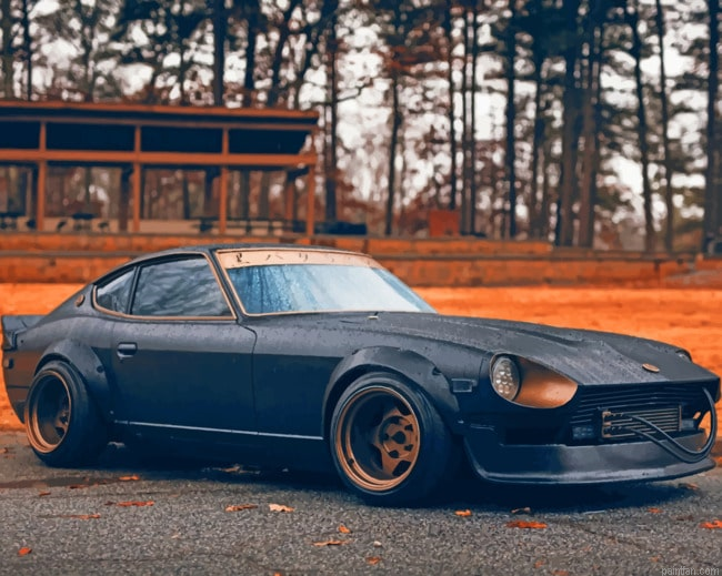 Black Nissan Fairlady Paint By Number.png
