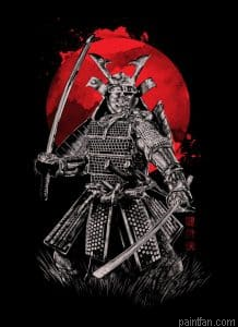 Black Samurai Paint By Numbers.png