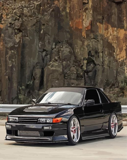 Black Silvia S13 Paint By Numbers.png