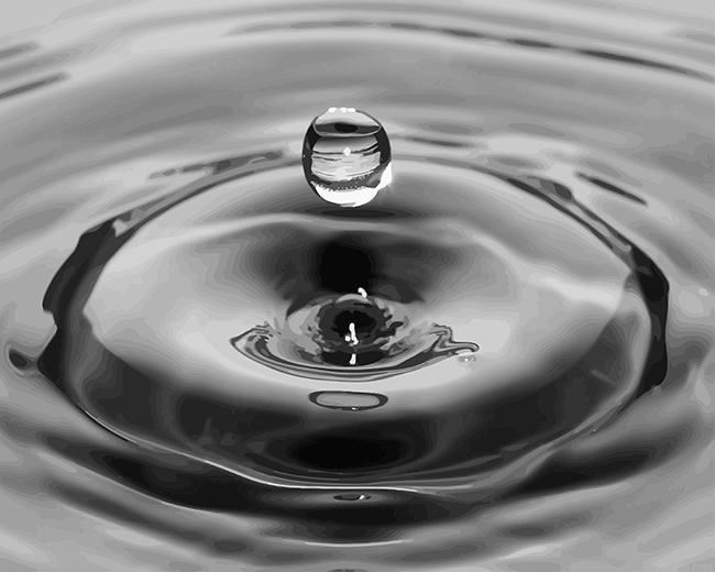 Black And White Water Drop New Paint By Numbers.png