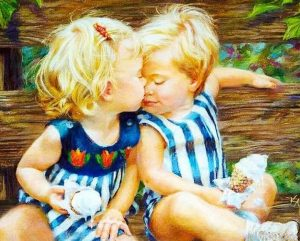 Blond Children Paint By Numbers.png