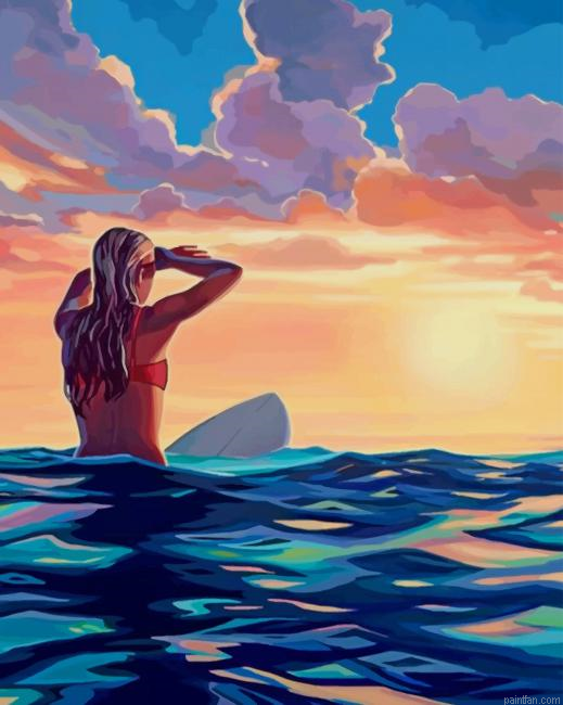 Blondy Surfer Girl New Paint By Numbers.png