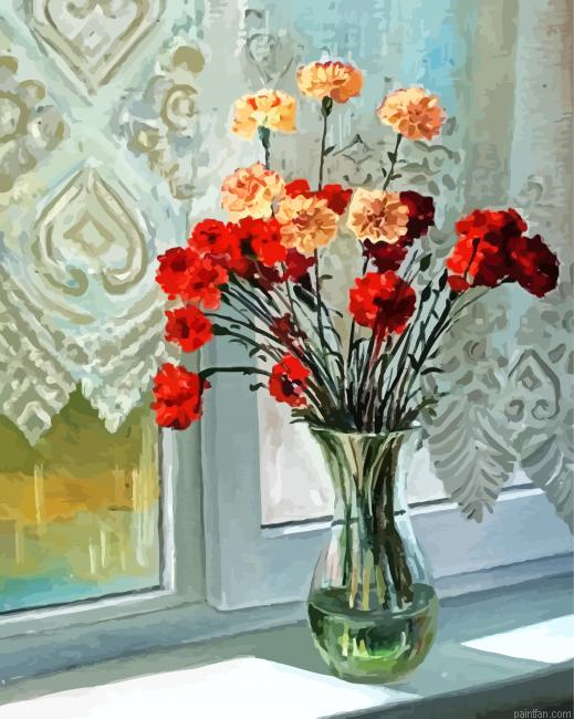Blooming Carnations Vase Paint By Numbers.png