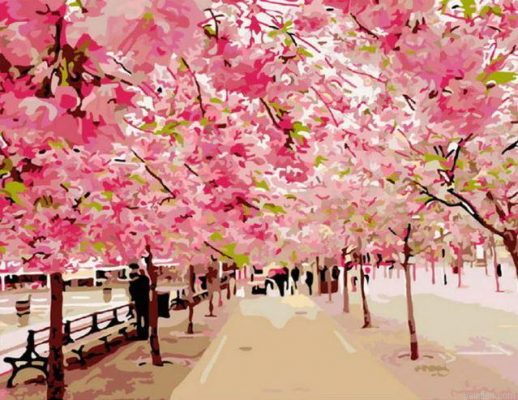 Blossom Landscape Paint By Numbers.png