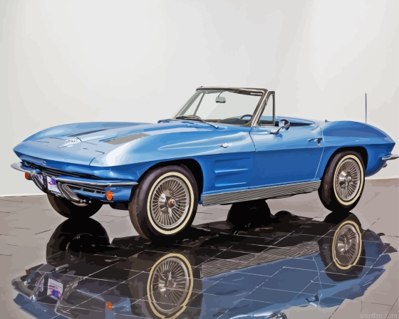Blue 1963 Corvette Paint By Numbers.png