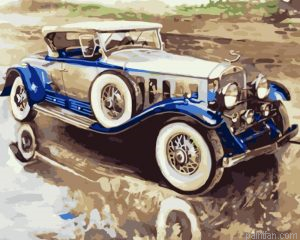 Blue Car Paint By Numbers.png