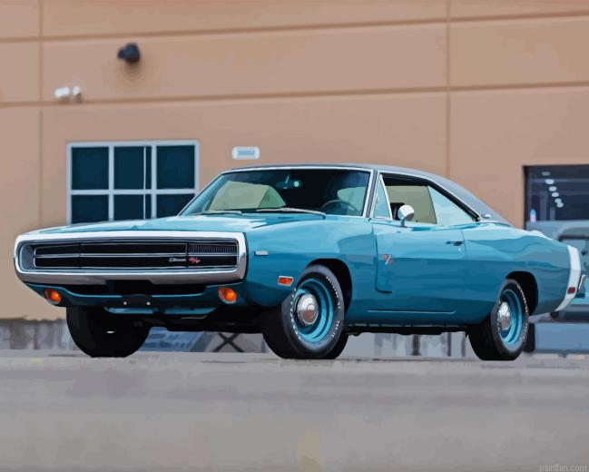 Blue Charger Rt 1970 Paint By Numbers.png