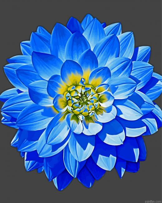 Blue Dahlia Paint By Numbers.png