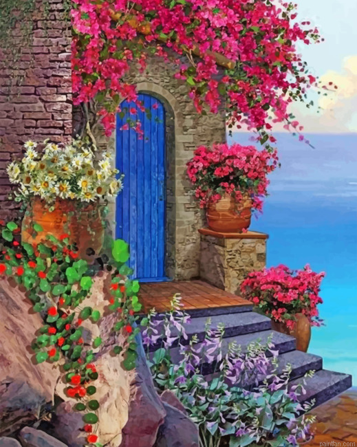 Blue Door Santorini Paint By Numbers.png