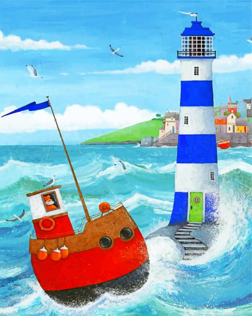 Blue Lighthouse Paint By Number.png