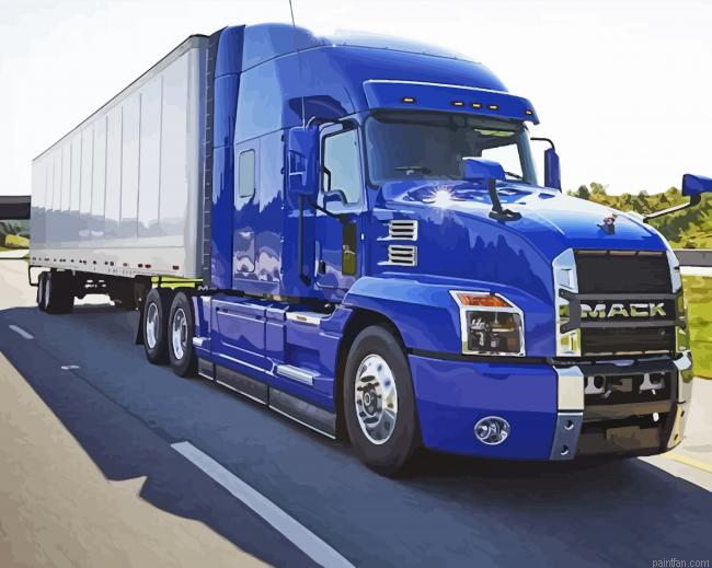 Blue Mack Truck Paint By Numbers.png