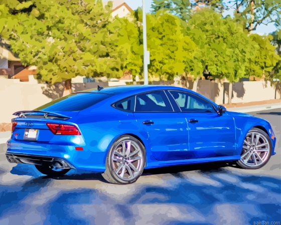 Blue Metallic Audi Paint By Numbers.png