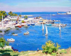 Blue Seascape Paint By Numbers.png