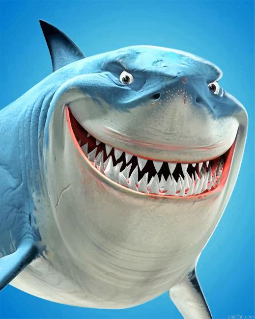 Blue Shark Paint By Numbers.png