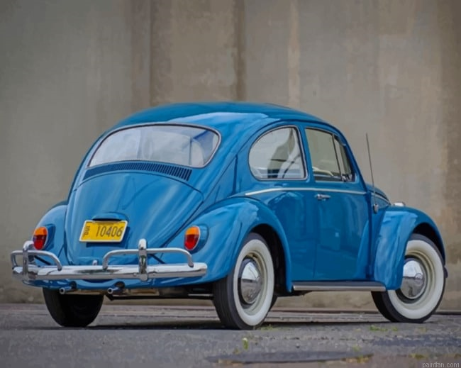 Blue Volkswagen Beetle New Paint By Numbers.png