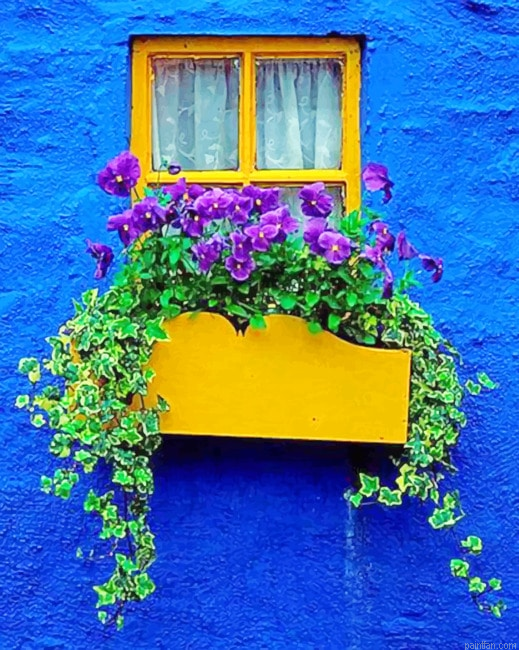 Blue Wall And Window New Paint By Numbers.png