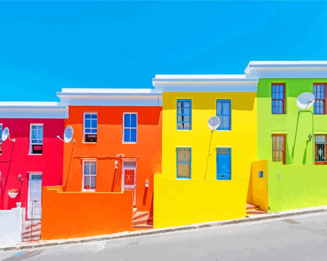 Bo Kaap Cape Town South Africa Paint By Number.png