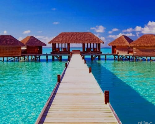 Boardwalk To The Bungalows Paint By Number.png