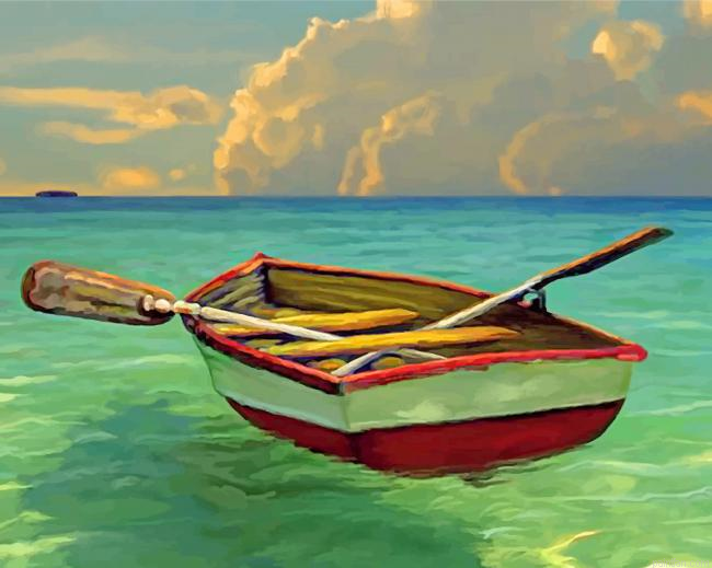 Boat On Water Paint By Number.png