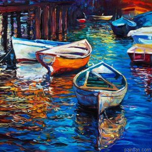 Boats And Sea Paint By Numbers.png