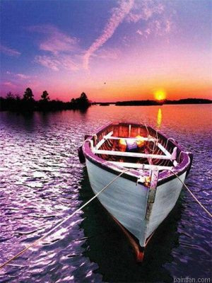 Boats In Sunset Paint By Numbers.png
