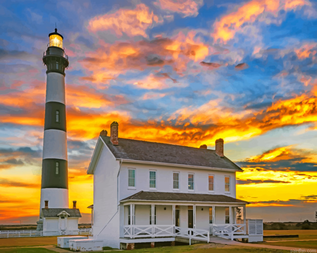 Bodie Island Lighthouse Paint By Numbers.png