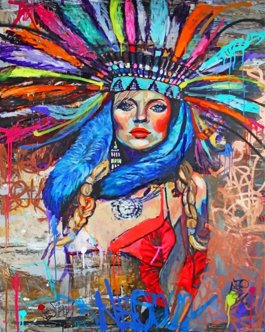 Bohemian Woman Paint By Number.png