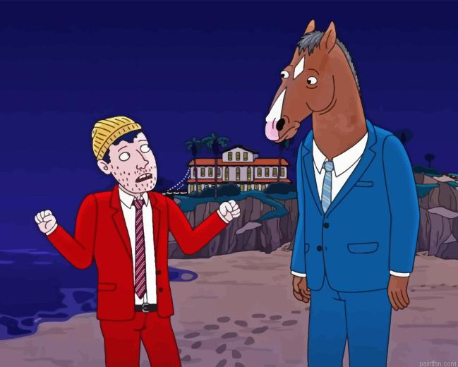 Bojack And Todd Paint By Numbers.png