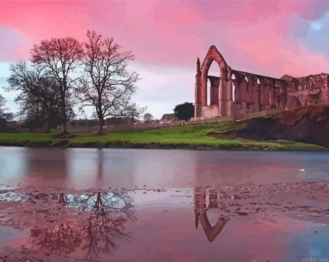 Bolton Abbey Ruins Paint By Numbers.png