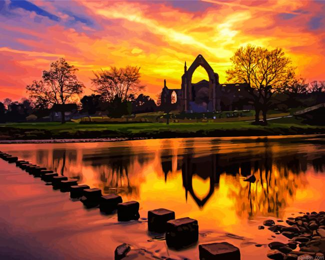 Bolton Abbey Sunset Paint By Numbers.png
