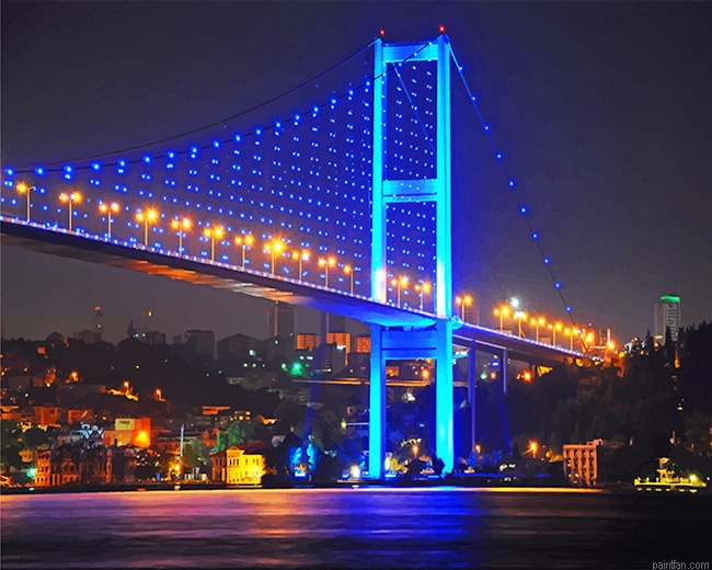 Bosphorus Bridge Turkey New Paint By Numbers.png
